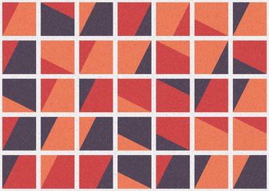 Soyut Geometrik Desen üretken hesaplama sanatı çizimi