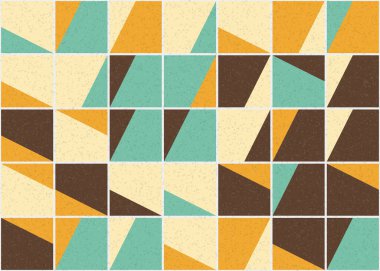 Soyut Geometrik Desen üretken hesaplama sanatı çizimi