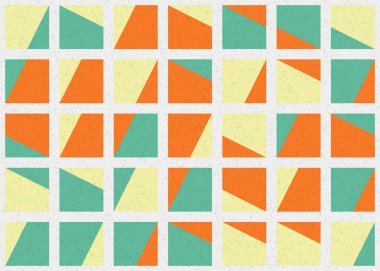 Soyut Geometrik Desen üretken hesaplama sanatı çizimi