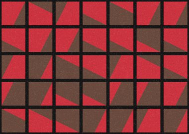 Soyut Geometrik Desen üretken hesaplama sanatı çizimi