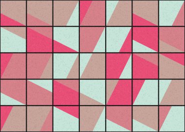 Soyut Geometrik Desen üretken hesaplama sanatı çizimi