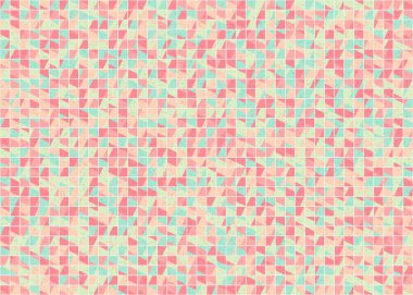 Soyut Geometrik Desen üretken hesaplama sanatı çizimi