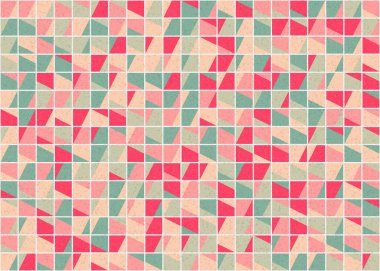 Soyut Geometrik Desen üretken hesaplama sanatı çizimi