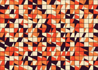 Soyut Geometrik Desen üretken hesaplama sanatı çizimi