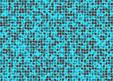 Soyut Geometrik Desen üretken hesaplama sanatı çizimi