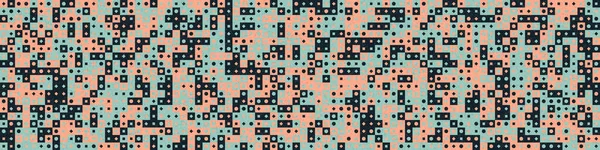 Abstrakte Geometrische Muster Generative Computergestützte Kunstillustration — Stockvektor