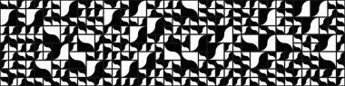 Abstract geometric pattern generative computational art illustration clipart svg vector 