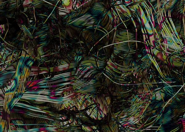 Abstract Perlin Noise Background Computational Generative Art Illustration — Fotografia de Stock
