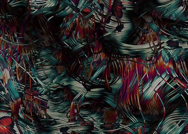 추상적 Perlin Noise Background Computational Generative Art Illustration — 스톡 사진