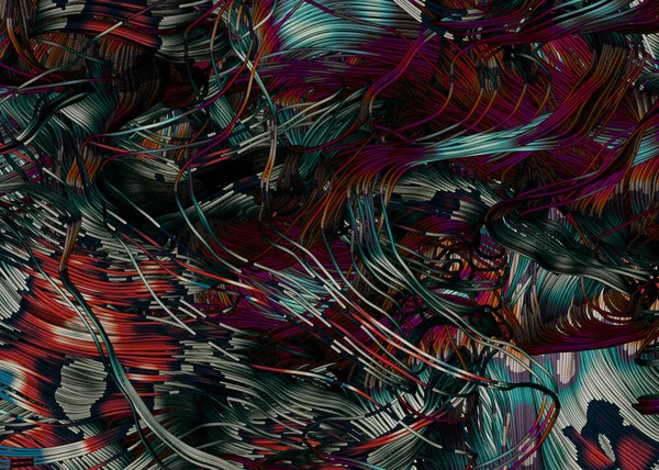 アブストラクト Perlin Noise Backage Computational Generative Artイラスト — ストック写真