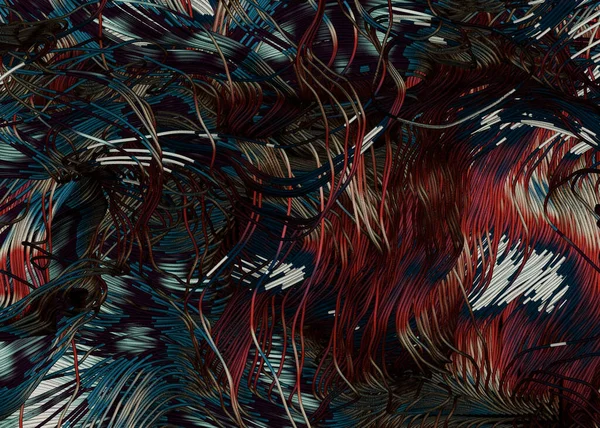 Abstract Perlin Noise Background Computational Generative Art Illustration — Fotografia de Stock