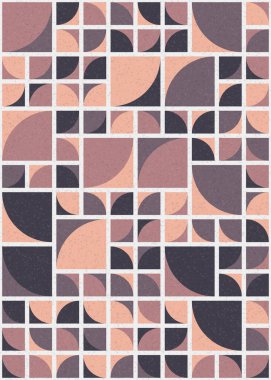 Soyut Geometrik Desen üretken hesaplama sanatı çizimi