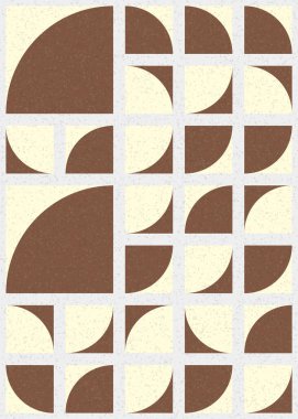 Soyut Geometrik Desen üretken hesaplama sanatı çizimi