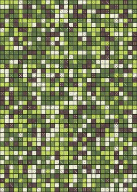 Soyut Geometrik Desen üretken hesaplama sanatı çizimi