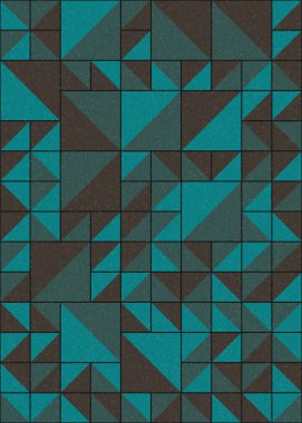 Soyut Geometrik Desen üretken hesaplama sanatı çizimi 