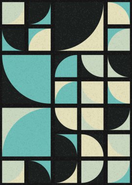 Soyut Geometrik Desen üretken hesaplama sanatı çizimi