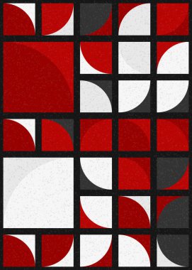 Soyut Geometrik Desen üretken hesaplama sanatı çizimi