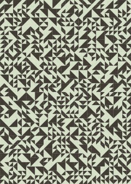 Soyut Geometrik Desen üretken hesaplama sanatı çizimi 