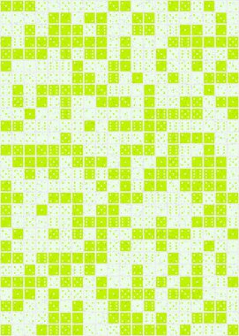 Soyut Geometrik Desen üretken hesaplama sanatı çizimi