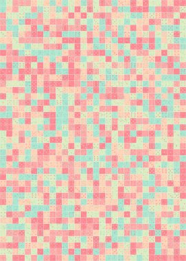 Soyut Geometrik Desen üretken hesaplama sanatı çizimi