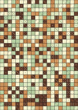 Soyut Geometrik Desen üretken hesaplama sanatı çizimi