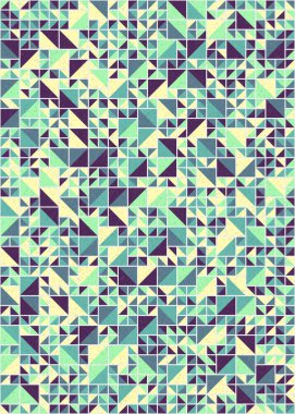 Soyut Geometrik Desen üretken hesaplama sanatı çizimi