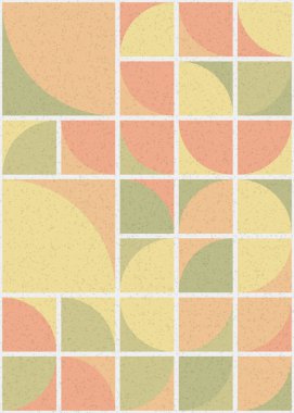 Soyut Geometrik Desen üretken hesaplama sanatı çizimi