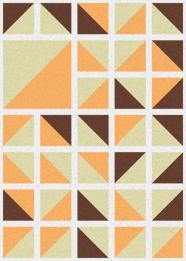 Soyut Geometrik Desen üretken hesaplama sanatı çizimi 