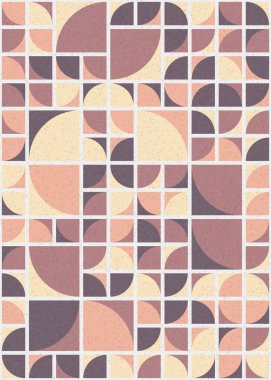 Soyut Geometrik Desen üretken hesaplama sanatı çizimi