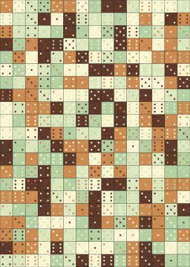 Soyut Geometrik Desen üretken hesaplama sanatı çizimi