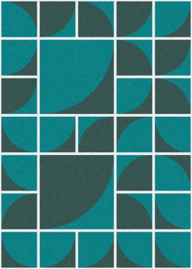 Soyut Geometrik Desen üretken hesaplama sanatı çizimi