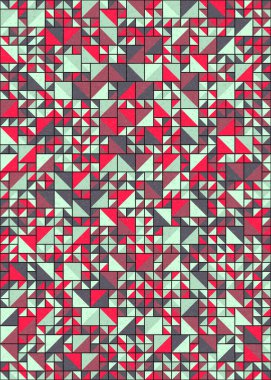 Soyut geometrik desen, sanat çizimi