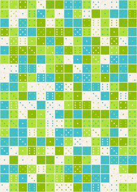 Soyut Geometrik Desen üretken hesaplama sanatı çizimi