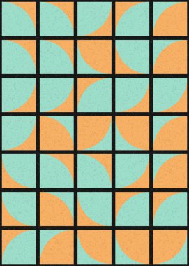 Soyut Geometrik Desen üretken hesaplama sanatı çizimi