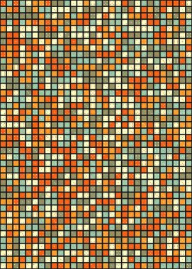 Soyut Geometrik Desen üretken hesaplama sanatı çizimi