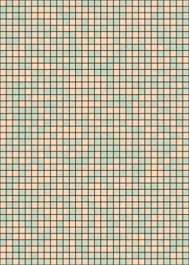 Soyut Geometrik Desen üretken hesaplama sanatı çizimi