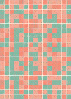 Soyut Geometrik Desen üretken hesaplama sanatı çizimi