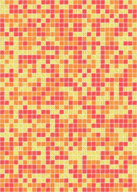 Soyut Geometrik Desen üretken hesaplama sanatı çizimi