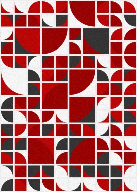 Soyut Geometrik Desen üretken hesaplama sanatı çizimi