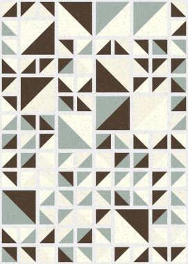 Soyut Geometrik Desen üretken hesaplama sanatı çizimi