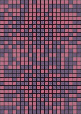 Soyut Geometrik Desen üretken hesaplama sanatı çizimi