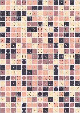 Soyut Geometrik Desen üretken hesaplama sanatı çizimi