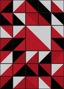 Soyut Geometrik Desen üretken hesaplama sanatı çizimi