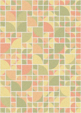 Soyut geometrik desen, sanat çizimi