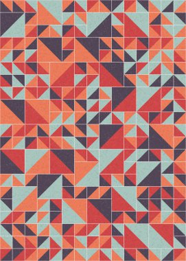 Soyut geometrik desen, sanat çizimi