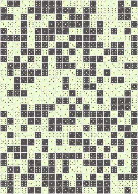 Soyut Geometrik Desen üretken hesaplama sanatı çizimi