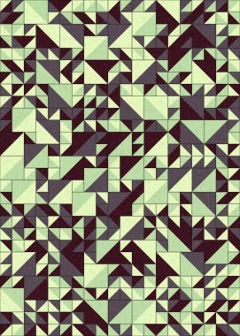 Soyut geometrik desen, sanat çizimi