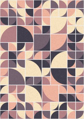 Soyut Geometrik Desen üretken hesaplama sanatı çizimi