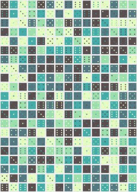 Soyut Geometrik Desen üretken hesaplama sanatı çizimi