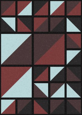 Soyut geometrik desen, sanat çizimi